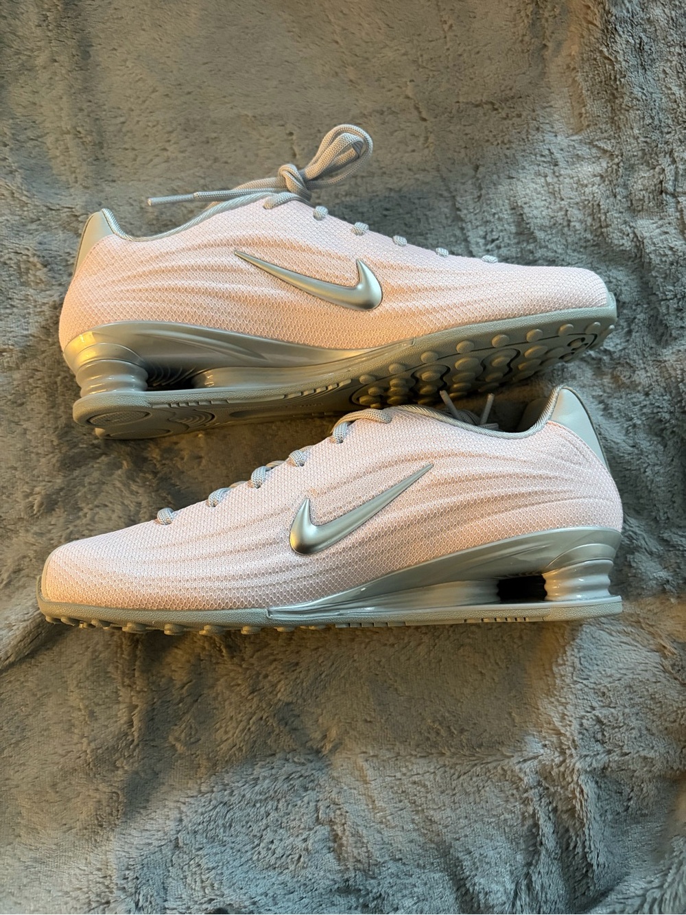 BN Nike Shox Z Womens Sz 6 Pink Foam Metallic Silver Athletic Sneakers